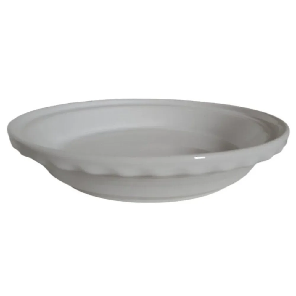 Fiestaware FIESTA Pie Plate Deep Dish Baker Bake Bakeware Cookware White CERAMIC